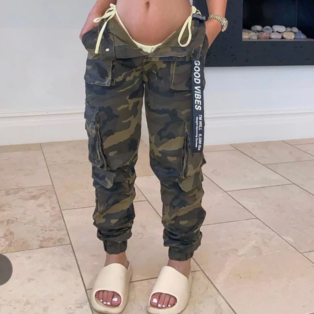 Army cargo joggers